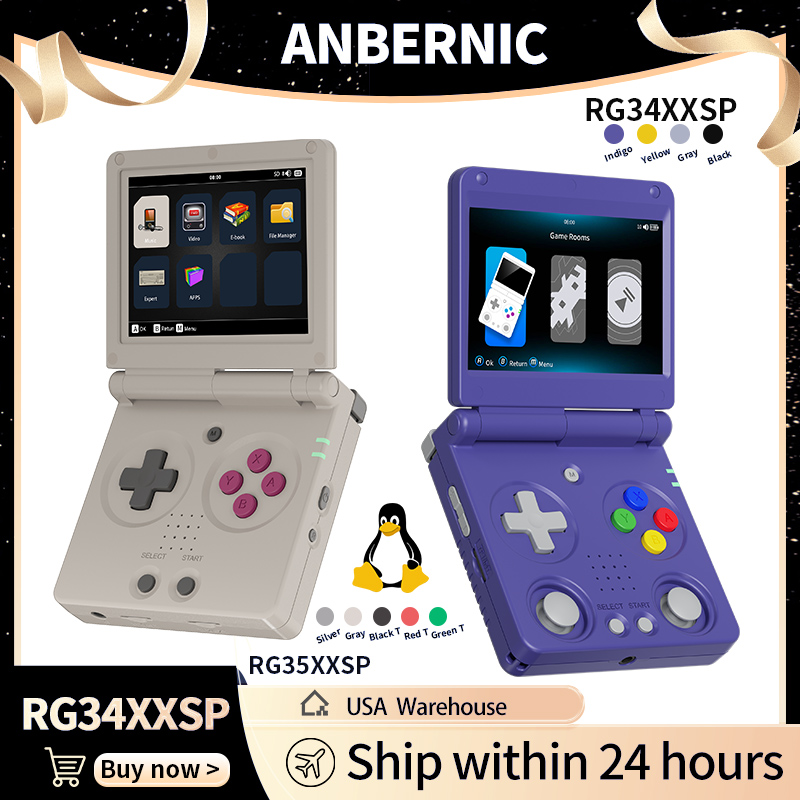 Anbernic RG34XXSP RG35XXSP Fli - đánh giá và giá Retro Gaming Monitor