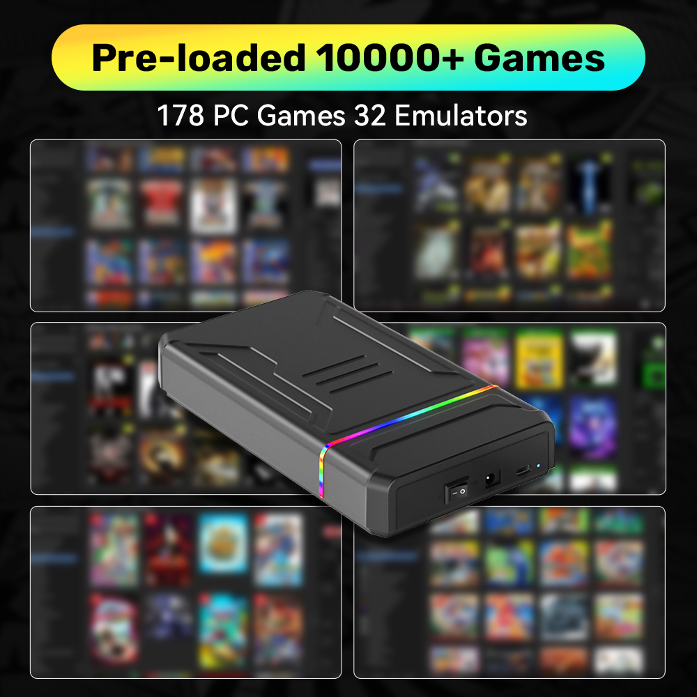 3TB External Retro Game HDD Em - đánh giá và giá Retro Gaming Hard Drive