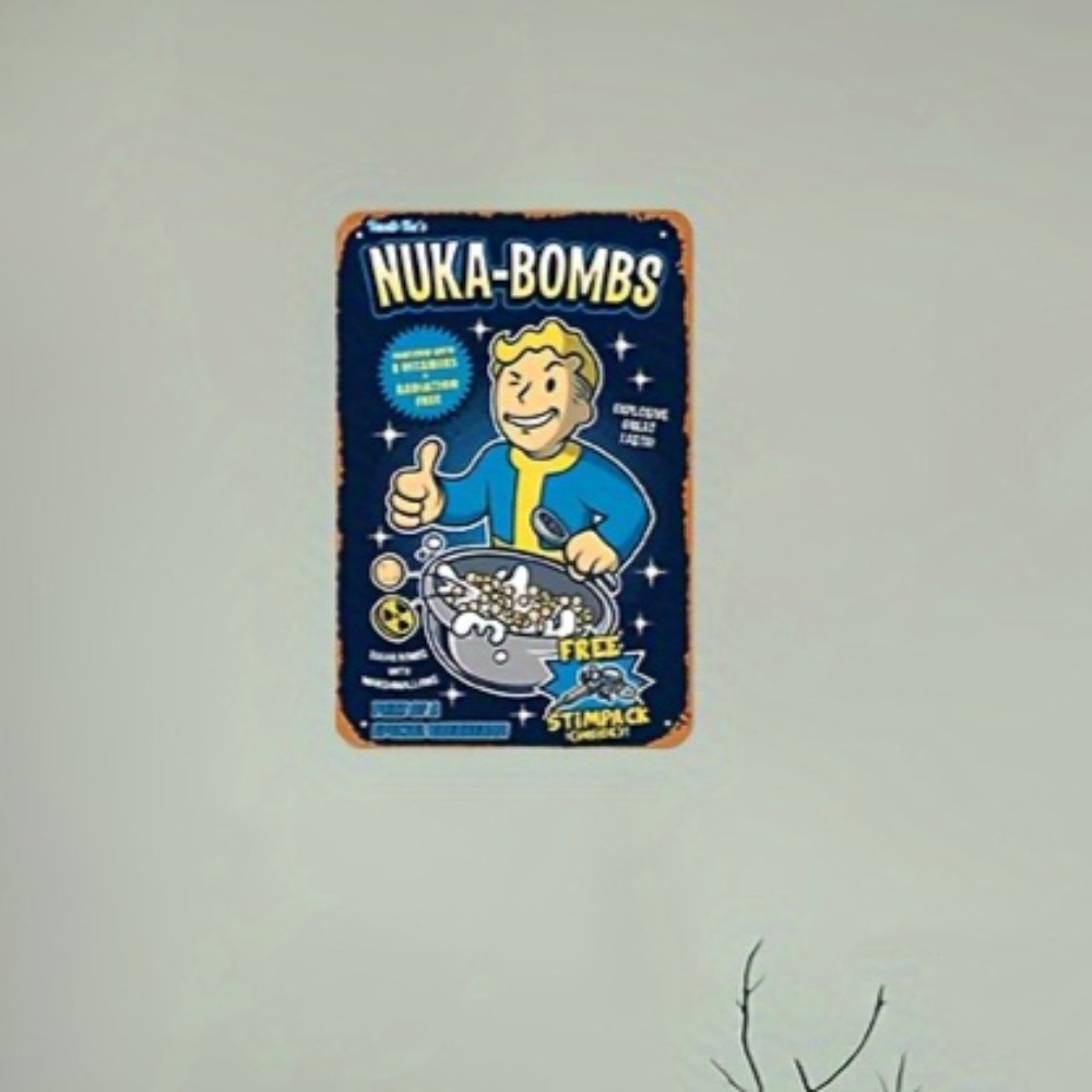 Vault-Tec Nuka-Bombs Metal Wal - đánh giá và giá Retro Gaming Vault