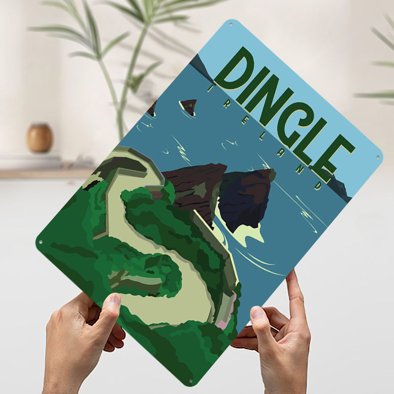 Dingle Ireland Travel Printed  - đánh giá và giá Retro Gaming Ireland