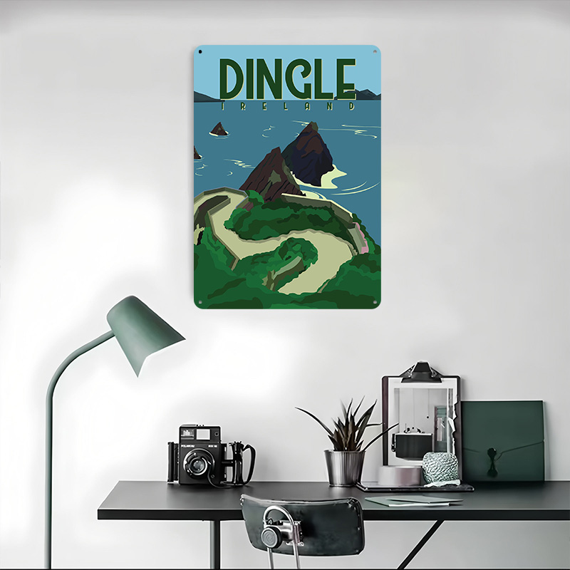 Dingle Ireland Travel Printed  - đánh giá và giá Retro Gaming Ireland