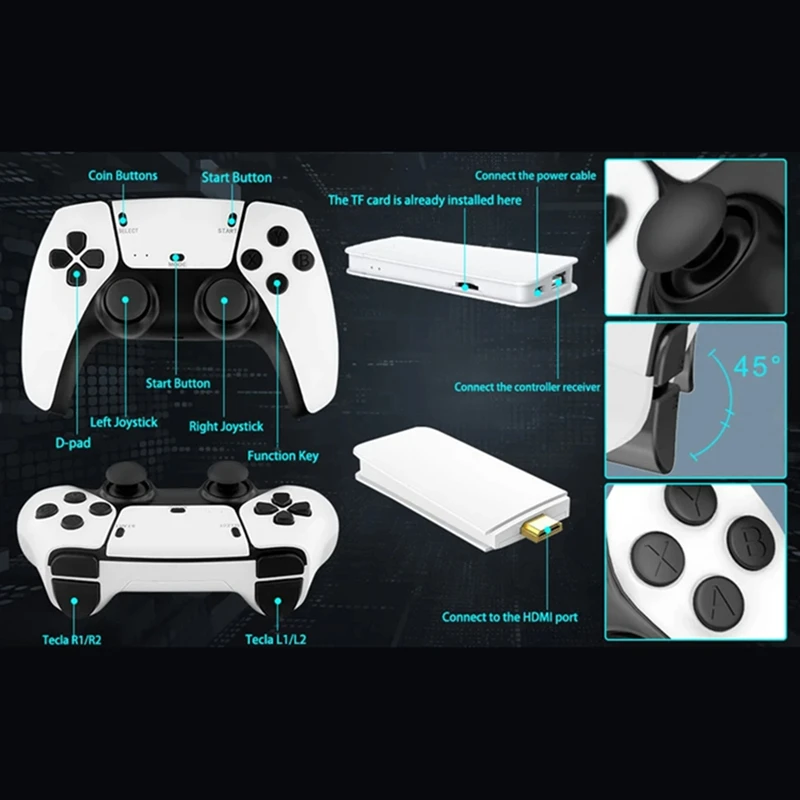 M15 4K TV Game Stick 64GB Buil - đánh giá và giá Retro Gaming Game Stick