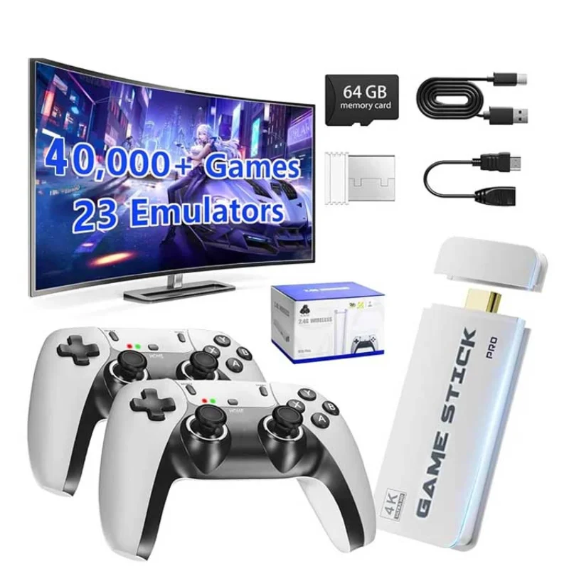 M15 4K TV Game Stick 64GB Buil - đánh giá và giá Retro Gaming Game Stick