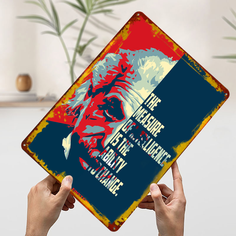 Albert Einstein Quotes Tinplat - đánh giá và giá Retro Poster Gaming
