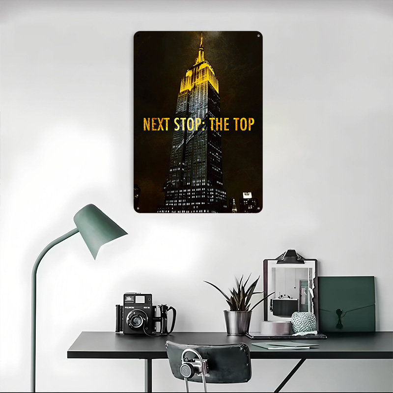 Next Stop The Top Tin Poster C - đánh giá và giá Retro Poster Gaming