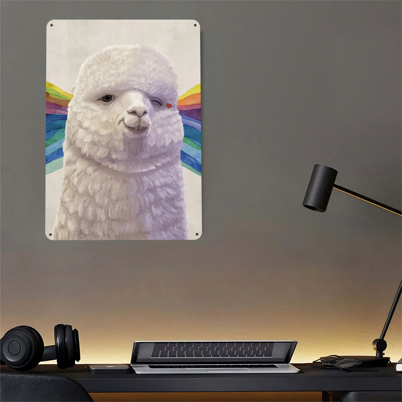 Winking Alpaca Meme Tinplate P - đánh giá và giá Retro Gaming Meme