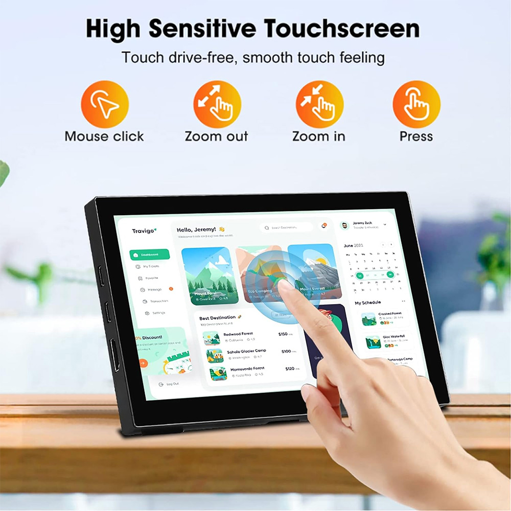 Touchscreen Small Monitor 7-In - đánh giá và giá Retro Gaming Monitor