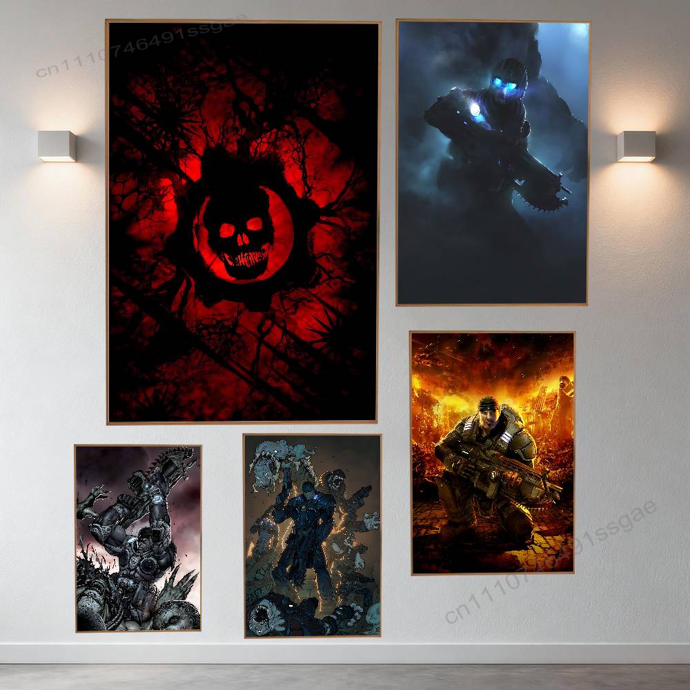 Game G-Gears of W-War Poster R - đánh giá và giá Retro Poster Gaming
