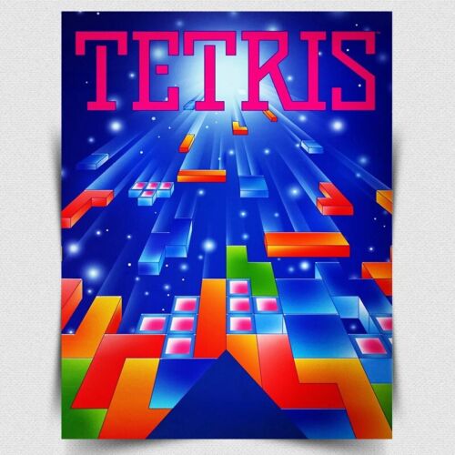 TETRIS METAL SIGN PLAQUE - Ret - đánh giá và giá Retro Poster Gaming
