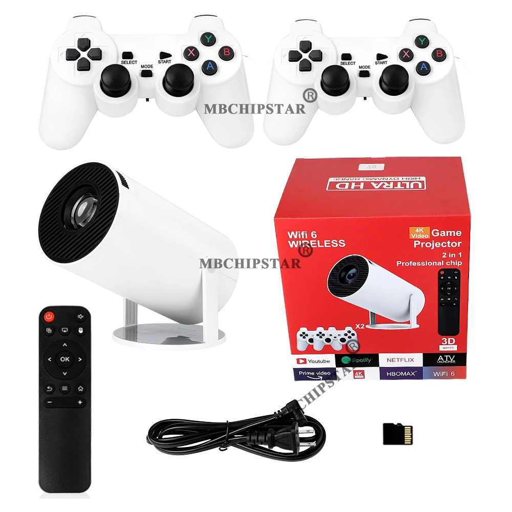 H90PRO 4K Gaming Projector 190 - đánh giá và giá Retro Gaming With Projector