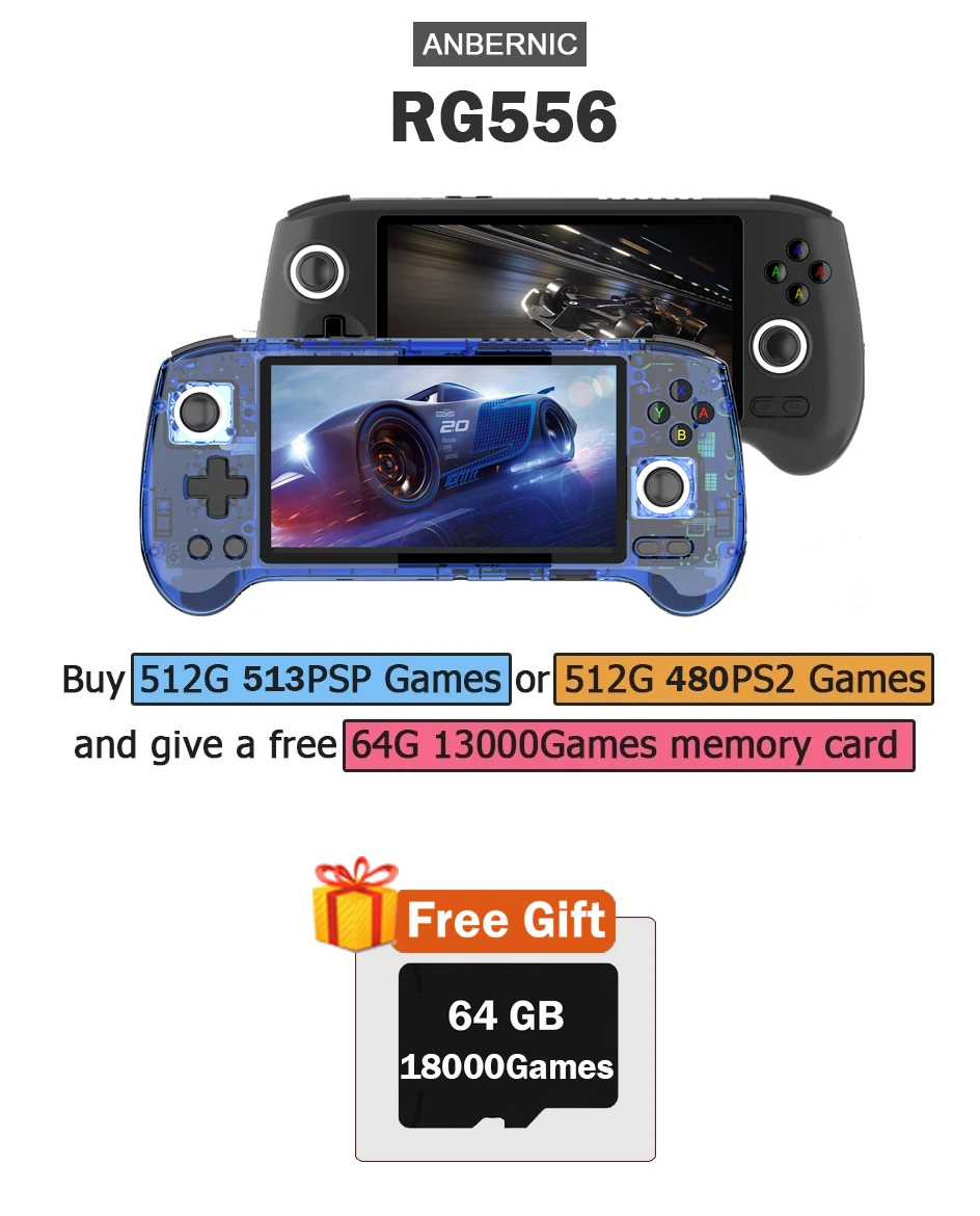 ANBERNIC RG556 Handheld Game C - đánh giá và giá Retro Gaming Anbernic