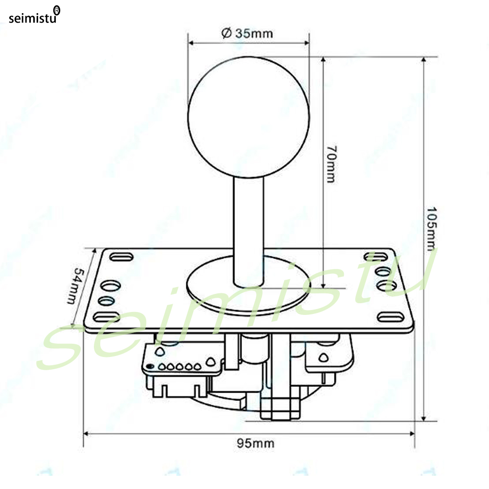 Joystick Copy Sanwa arcade Joy - đánh giá và giá Arcade Stick Joystick