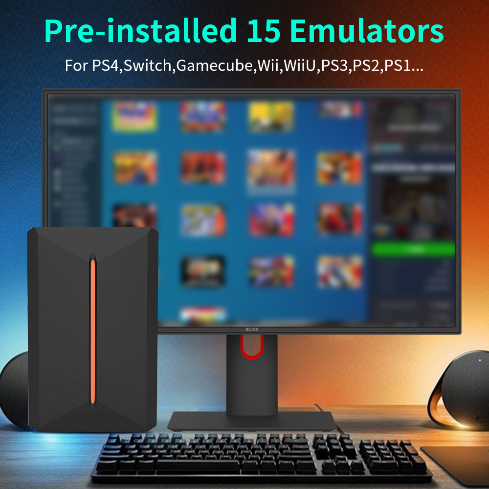 Launchbox OS 500GB Portable Ga - đánh giá và giá Retro Gaming Monitor