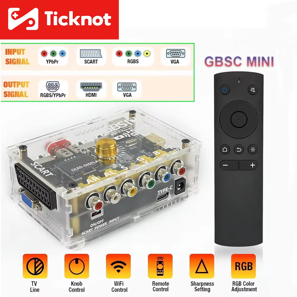 TicKnot GBS Control GBSC MINI  - đánh giá và giá Retro Gaming Hard Drive