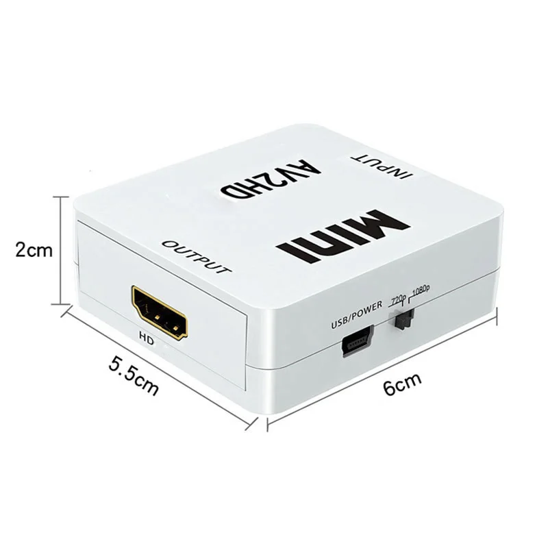 1080P Mini AV To HDMI Converte - đánh giá và giá Retro Gaming With Projector